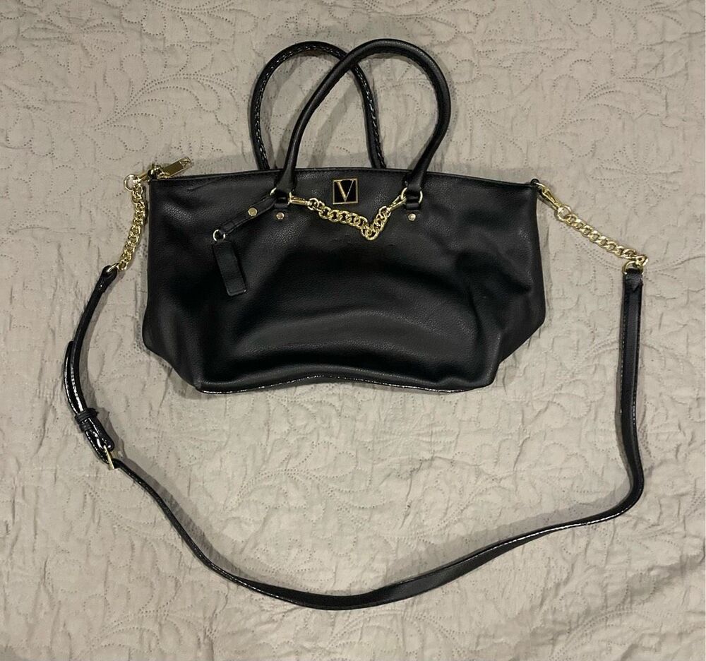 VS Victoria’s Secret Black Handbag Shoulder Bag Crossbody